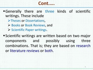 Chapter-1 Introduction to Technical Report writing and Research Methods ...
