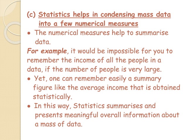 Chapter-1 Concept of Economics and Significance of Statistics in ...
