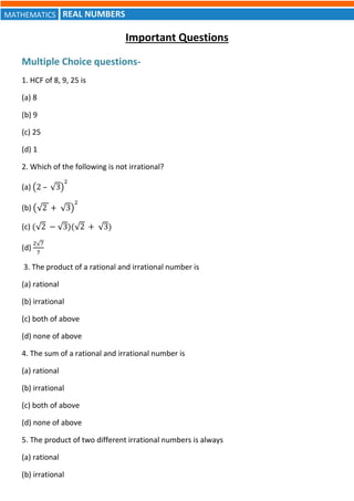 Real Numbers Sample Paper Chapter - 1 Real_Numbers CLASS 10 MATHS.pdf
