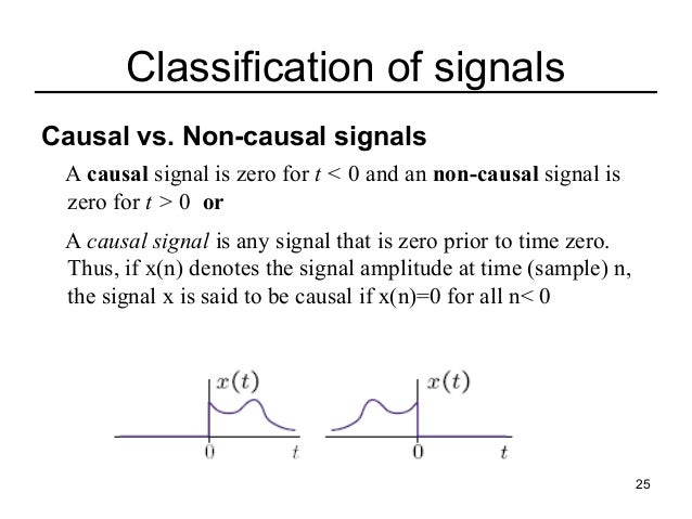 define causal and non causal signal