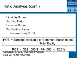 GITMAN Chapter 2 Financial Statement Analysis | PPT