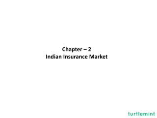 Chapter – 2
Indian Insurance Market
 
