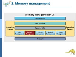 2. Memory management
 