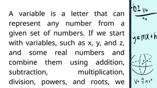 Chapter 2 Algebraic Expression. Adding and Subtracting Polynomials | PPTX