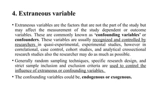 RESEARCH PROBLEM, objectives, operational definitions, variables | PPTX