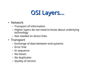 Comprehensive Overview of Network Protocols and OSI/TCP-IP Architecture ...