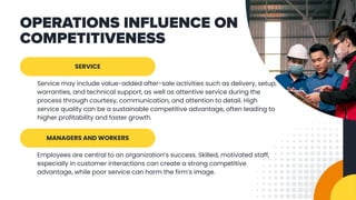 Service Competitiveness Competitiveness-Productivity-and-Strategy for Management of Operations ...