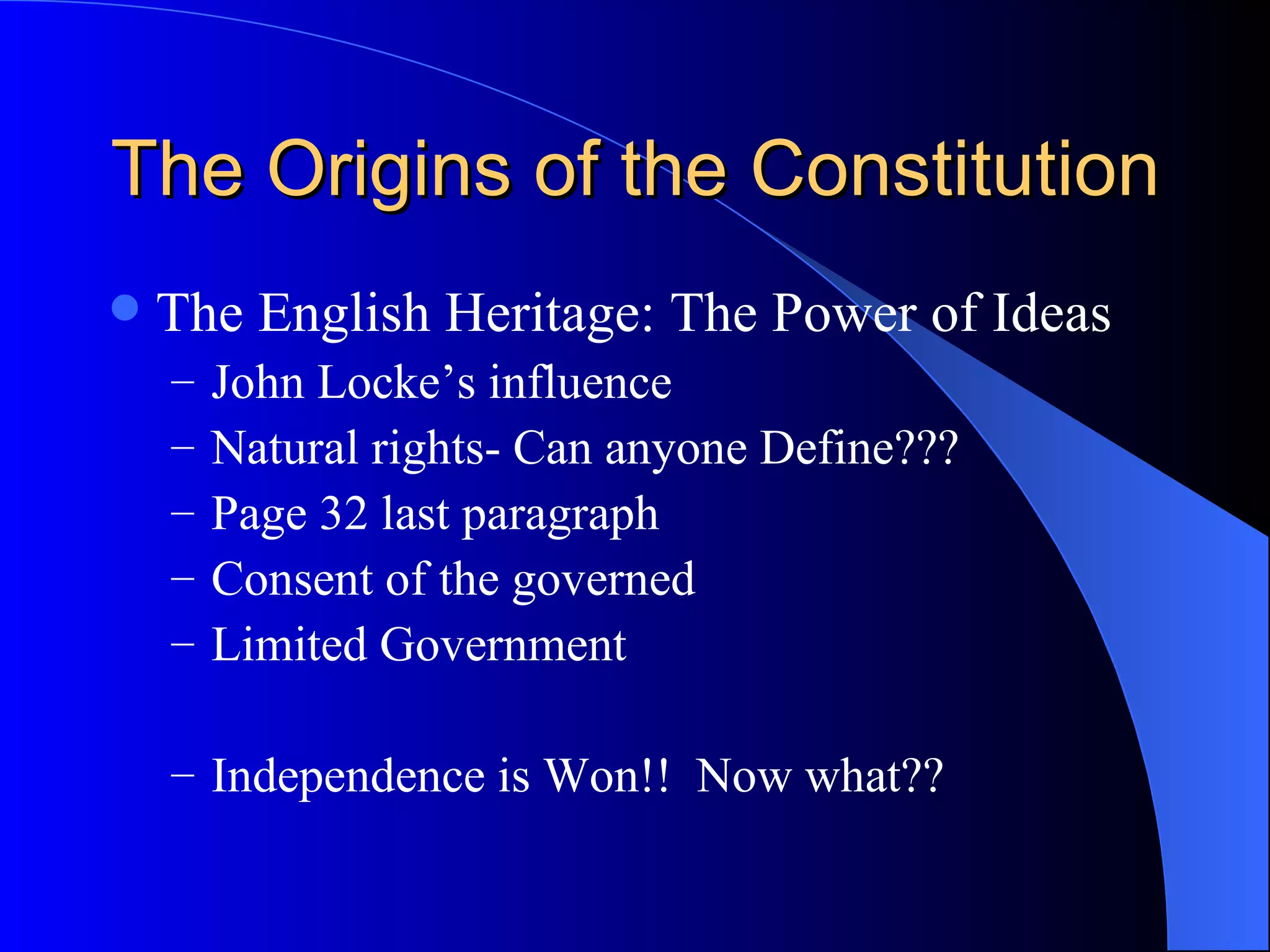 Chapter 2 Constitution | PPT