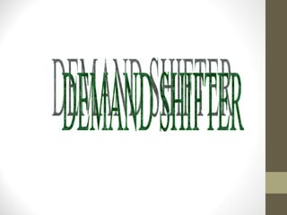 DEMAND SHIFTER 