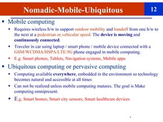 Comprehensive Overview of Mobile Computing: Concepts, Hardware ...