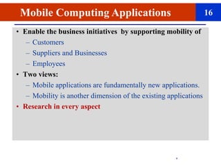 Comprehensive Overview of Mobile Computing: Concepts, Hardware ...