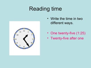 Two Time Reading Chapter 2 Part 2 Review | PPT