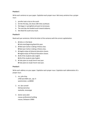 Chapter 2 Using Nouns In Sentences | DOCX