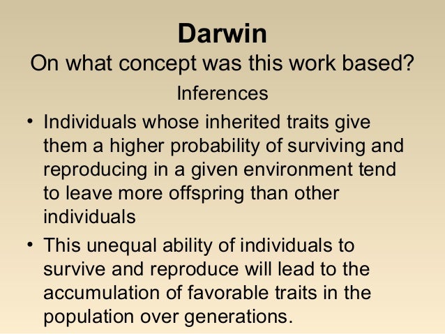 Can Natural Selection Work On Inherited Traits Can Natural Selection Work On Inherited Traits