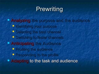 Business Communications Chapter 2 notes | PPT