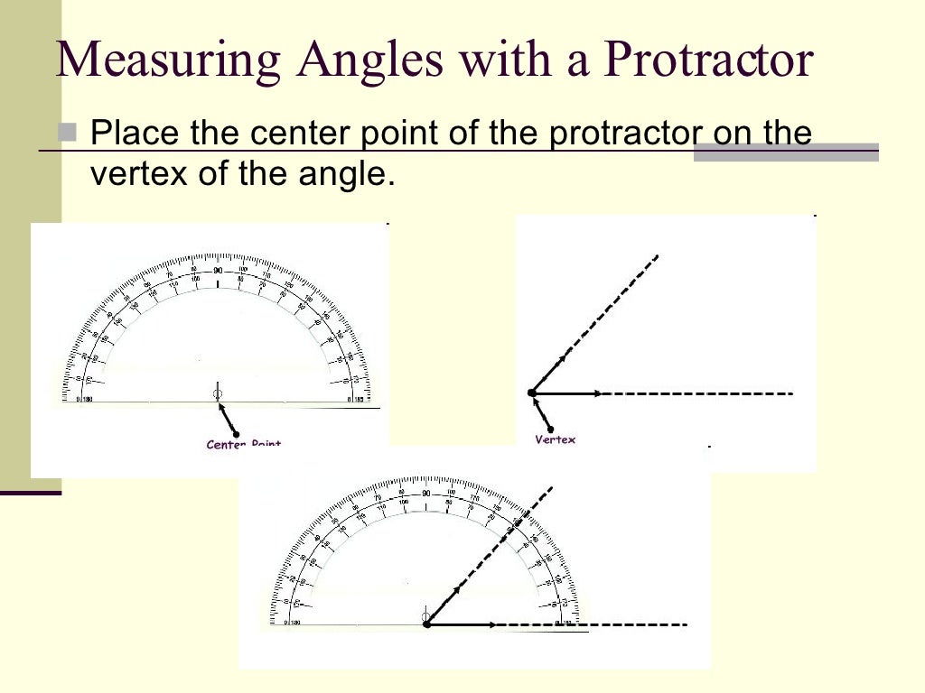 Geometry Using a Protractor 5th Grade