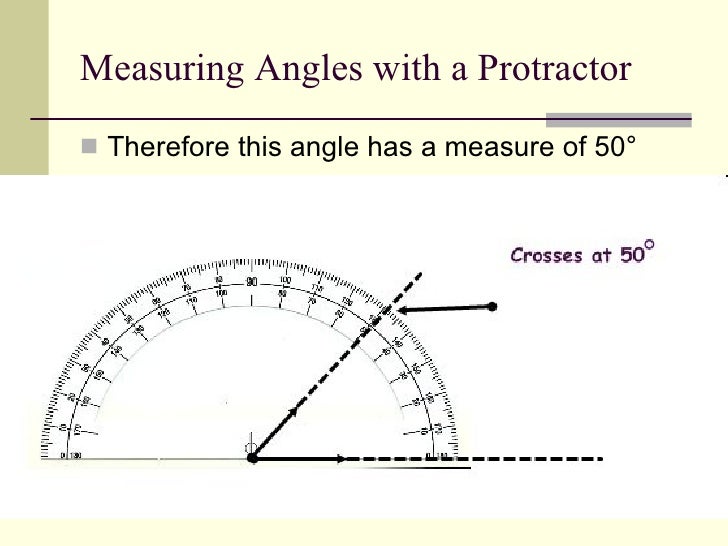 Geometry Using a Protractor 5th Grade