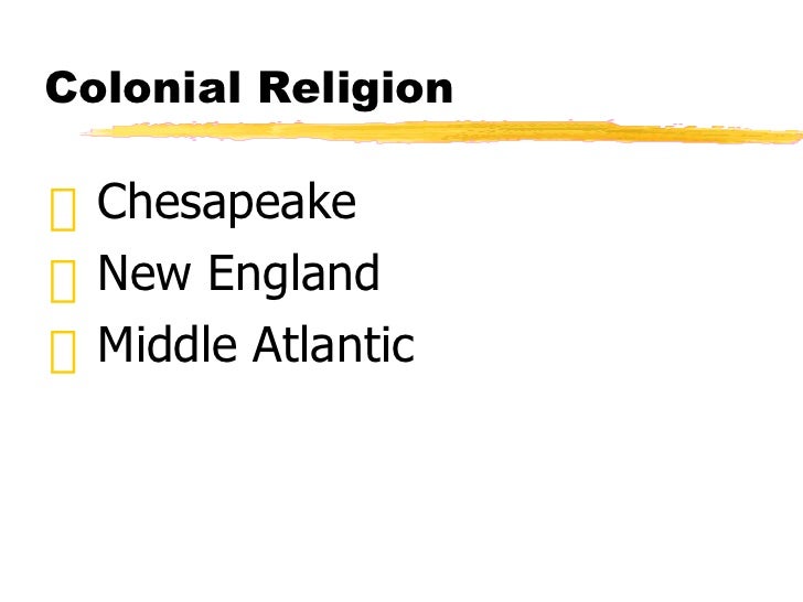 Religion In The Colonies APUSH