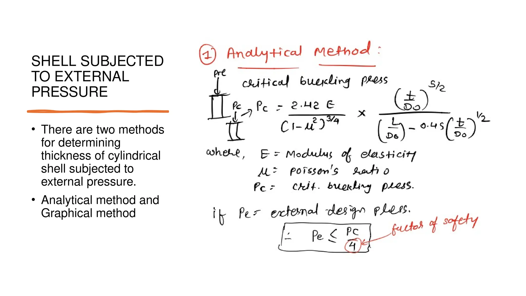 Chapter-2 Design of pressure vessel.pptx...... | PPTX