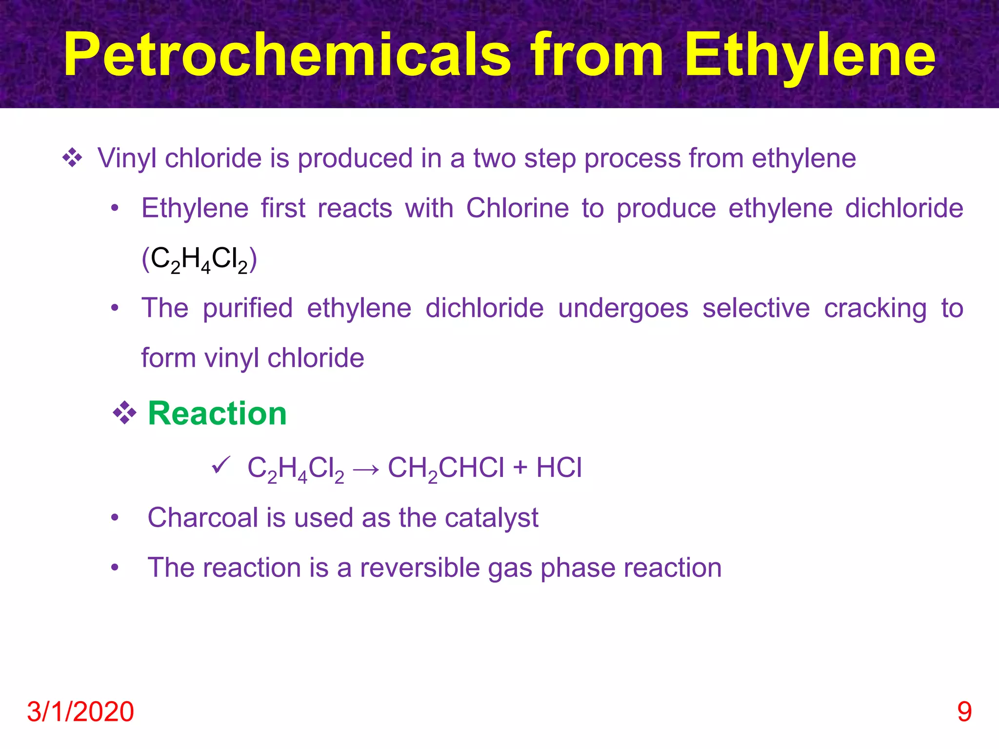 Chapter 2: Main petrochemicals | PPTX
