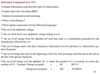 Comprehensive Guide to Regular Expressions and Text Processing in NLP | PPT