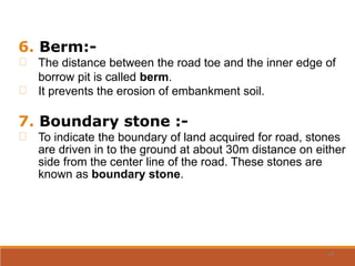 Chapter 2 Road geometrics | PPTX