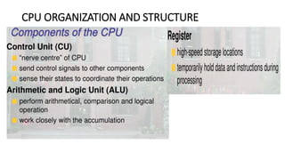 Comprehensive Overview of CPU Architecture and Instruction Cycles | PDF
