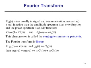 Fourier Transform

13

 