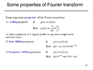 Some properties of Fourier transform

37

 