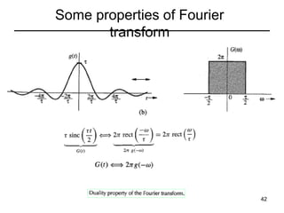 Some properties of Fourier
transform

42

 