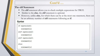 how to check if two variables are true in python?... Chapter - 3.pptx