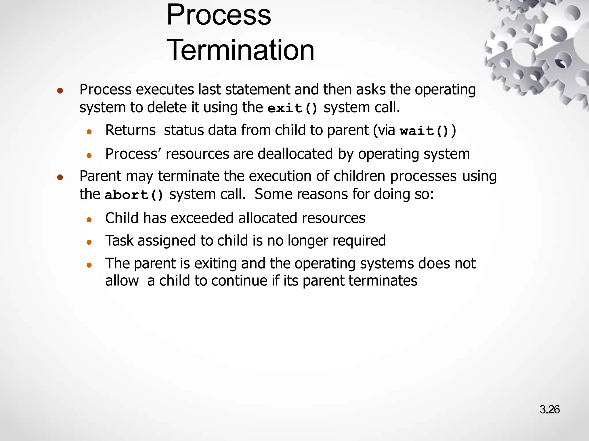 Operating Systems - Process Scheduling Management | PPTX