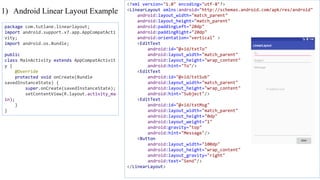 Mobile Application Development-Components and Layouts | PPTX