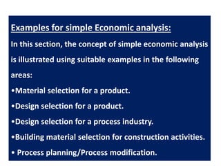 elementary economic analysis and design selection for products.pdf