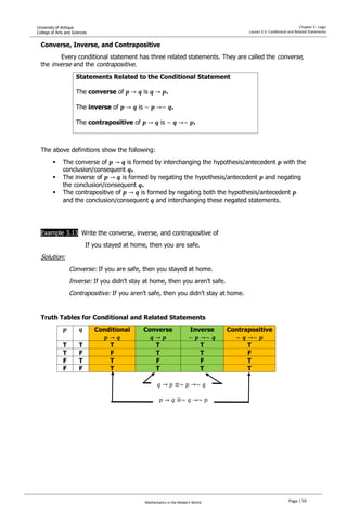 converse inverse and contrapositive pdf