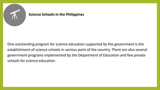 Chater 1 lesson -3-STS science education in the Philippines | PPTX