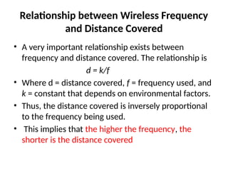 Comprehensive Overview of Wireless Network Principles and Technologies ...