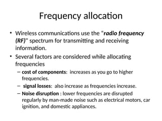 Comprehensive Overview of Wireless Network Principles and Technologies ...