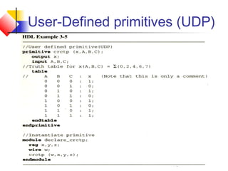 48
User-Defined primitives (UDP)
 