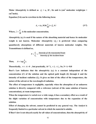 Analytical Instrumentation Chapter 3 & 4 | PDF