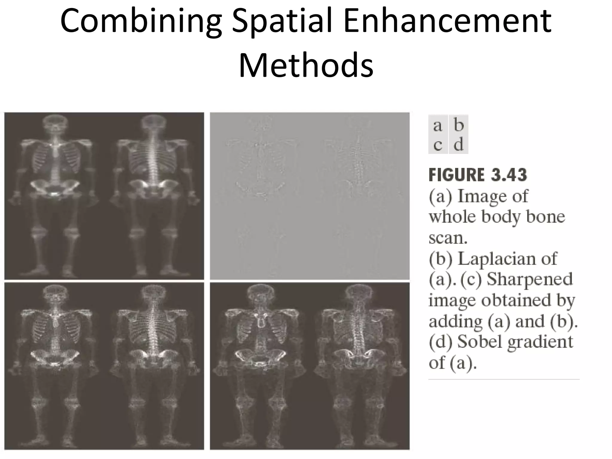 Combining Spatial Enhancement
Methods
 