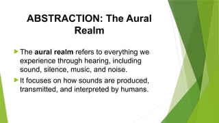 Exploring the Aural Realm: Understanding Sound, Silence, Music, and ...