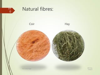 Natural fibres:
Coir Hay
BITS Edu
Campus
Prof. Ankit Patel
10
0
 