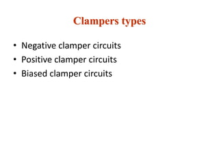 Electronics 1 : Chapter # 04 : Diode Applications and Types | PDF