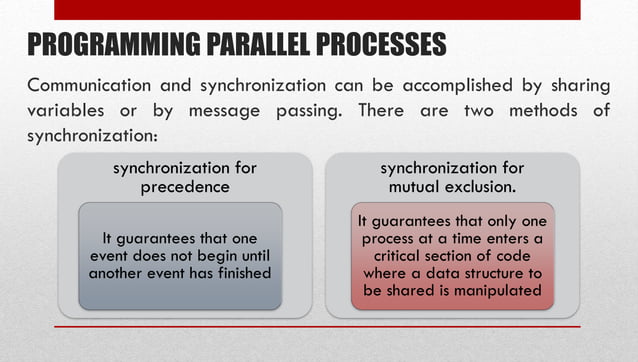 Chapter 4: Parallel Programming Languages | PPT