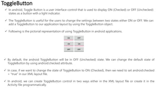 Mobile Application Development-Designing User Interface With View | PPTX