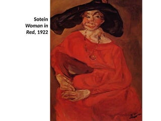 Sotein
Woman in
Red, 1922
UE. DR. ALLAN C. ORATE
 