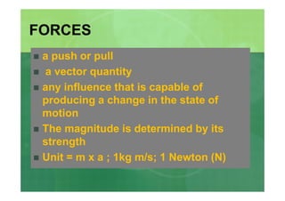 Forces and Newton\'s Laws