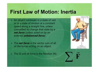 Forces and Newton\'s Laws