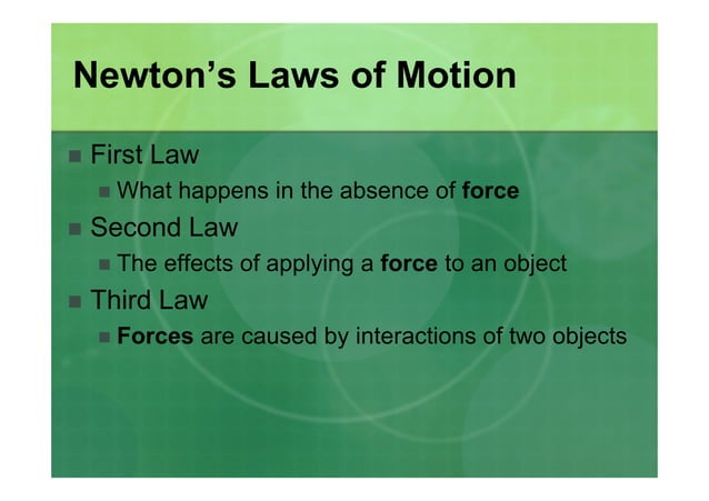 Forces And Newton s Laws